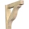 Ekena Millwork Funston Block Rough Sawn Outlooker, Douglas Fir, 6"W x 26"D x 26"H OUT06X26X26FST05RDF - alternate 1